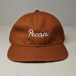 Hat Pecan Square Café Austin TX Adjustable Embriodered